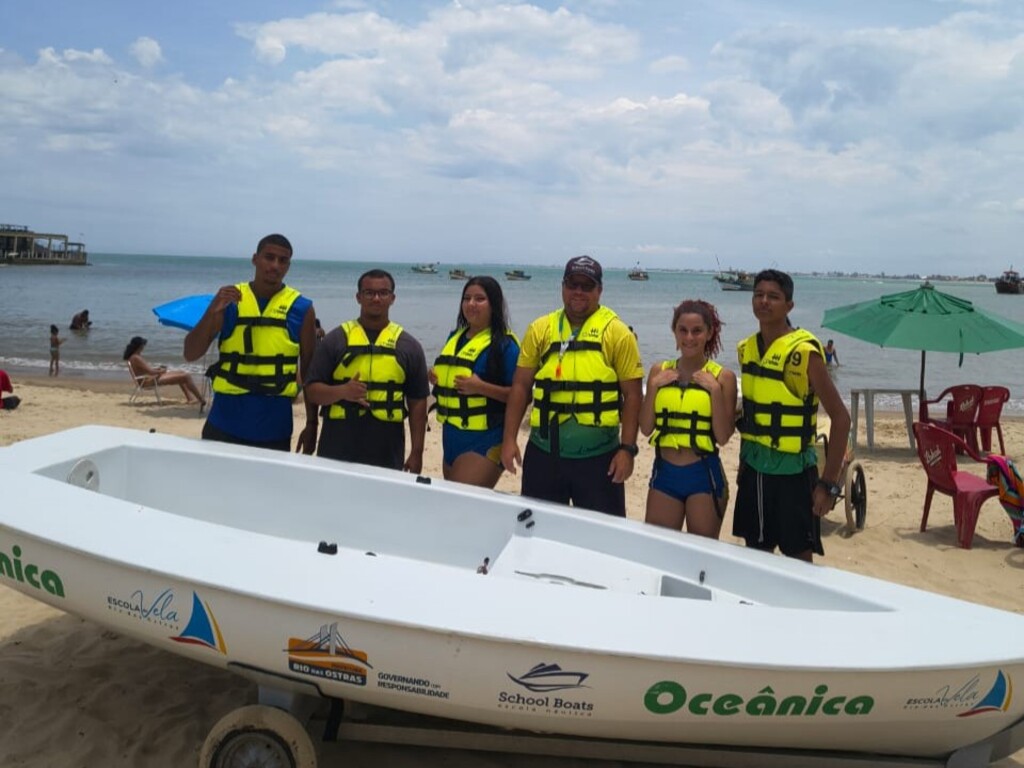Atletas da Escola de Vela de Rio das Ostras são selecionados para o Campeonato Brasileiro da Classe Dingue